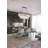 Modern 18 Light Crystal Rectangular Chandelier-2105652293