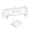 Huerfano TV Stand for TVs up to 65"
