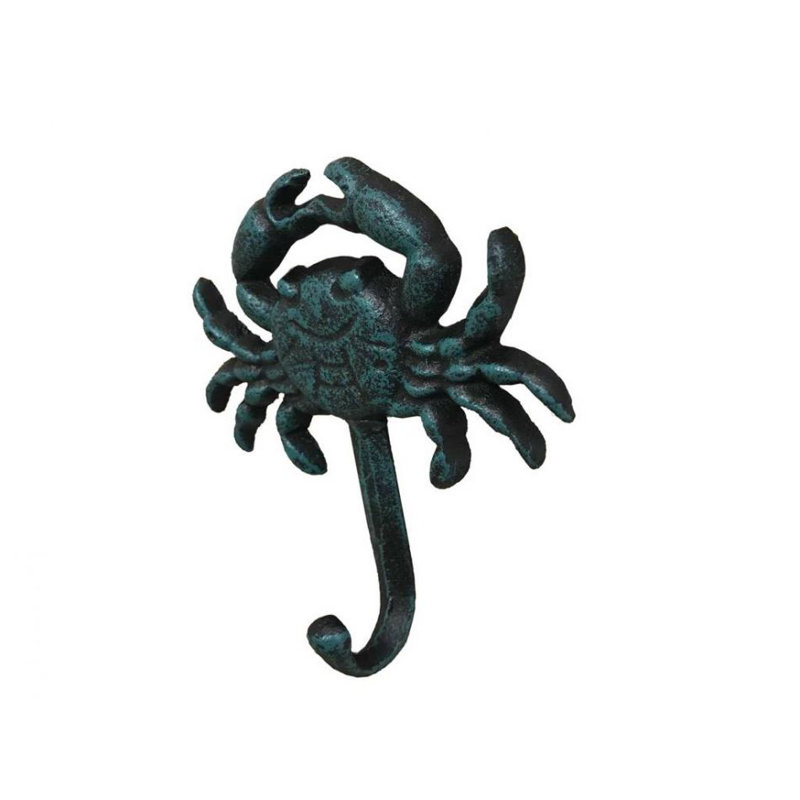 Crochet mural crabe Jonette, Bleu Seaworn