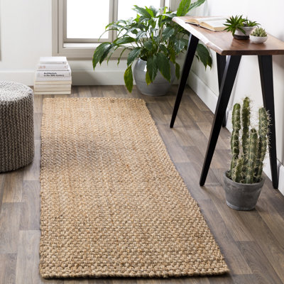 Hand-Flatweave Jute Area Rug