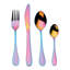 Iridescent Rainbow 16 Piece Cutlery Set, Service for 4