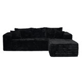 Thaxted 2 - Piece No Assembly Required Upholstery Sofa Free Combination Sofa with Pillow