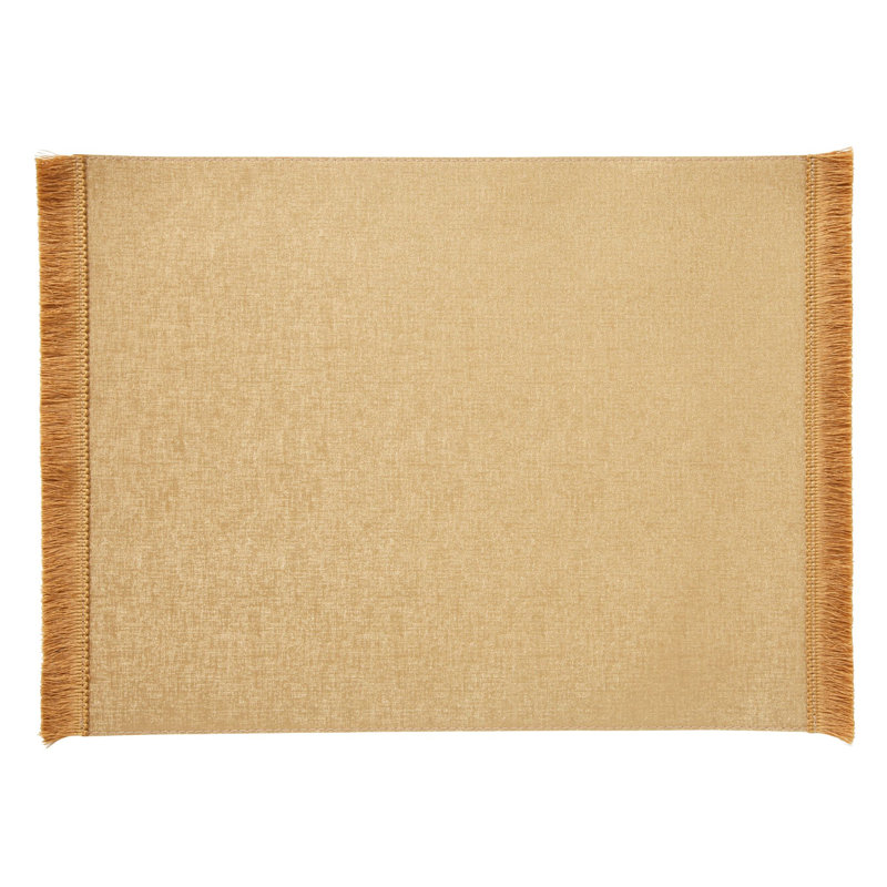 Aurora Vinyl Rectangle Placemats, Gold