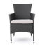 Ensemble de 2 chaises d'extérieur cloutées en osier Clementine