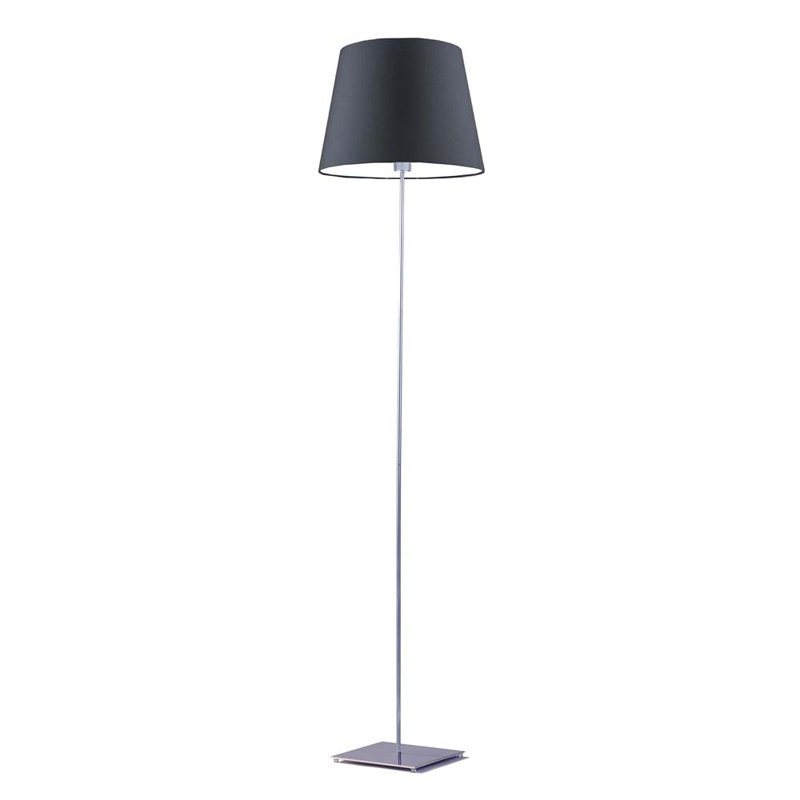 Asauni 162.5cm Traditional Floor Lamp, Graphite, Silver