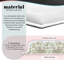  Obscure Floral Memory Absorbent Non Slip Bath Mat Recycled Cushioned, 18"x30"-87178167-87178181