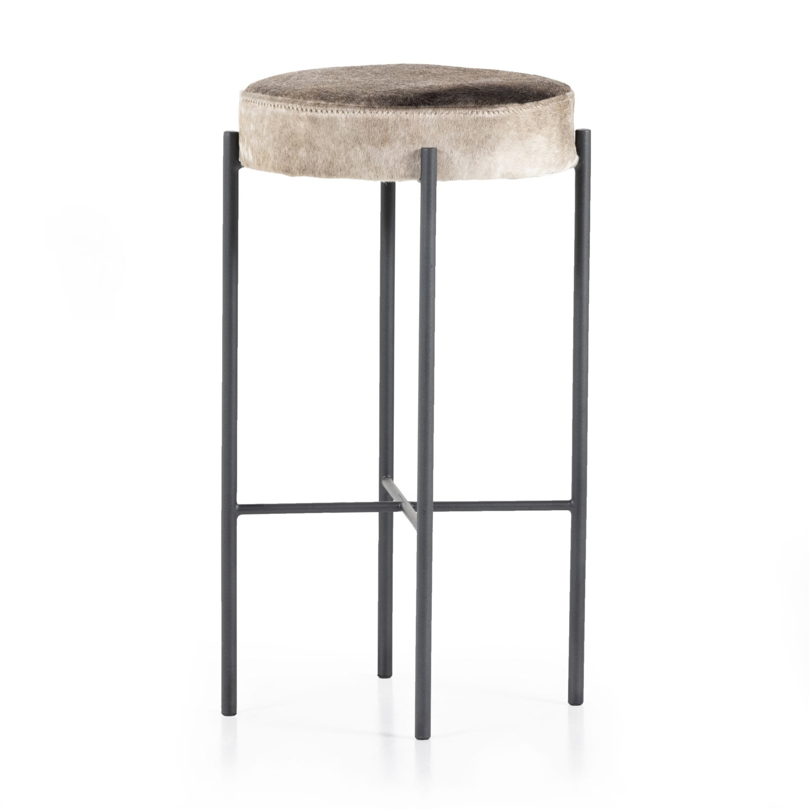 Eugenia " Bar Stool, Speckled Hide - Brown, Bar Stool (30" Seat Height)