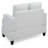 Charming Transitional Loveseat In White-1376830450