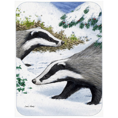 Badger Look Here Glass Cutting Board