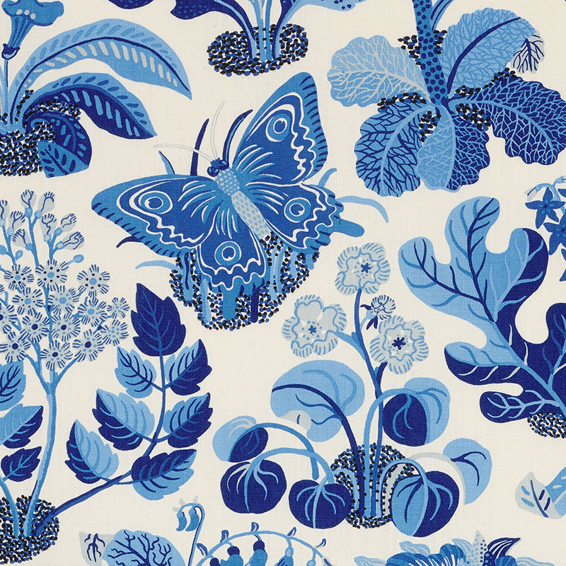 Tissu papillon exotique, Marin