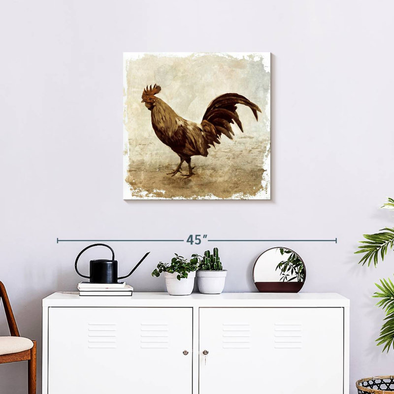Crowle Rooster, 24" H x 24" W