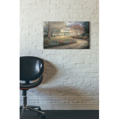 « mid country campagne », reproduction de peinture à l’acrylique sur toile