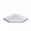 36 inch x 36 inch x 4 inch White ABS Neo-Angle Shower Base with Anti-Skid Surface