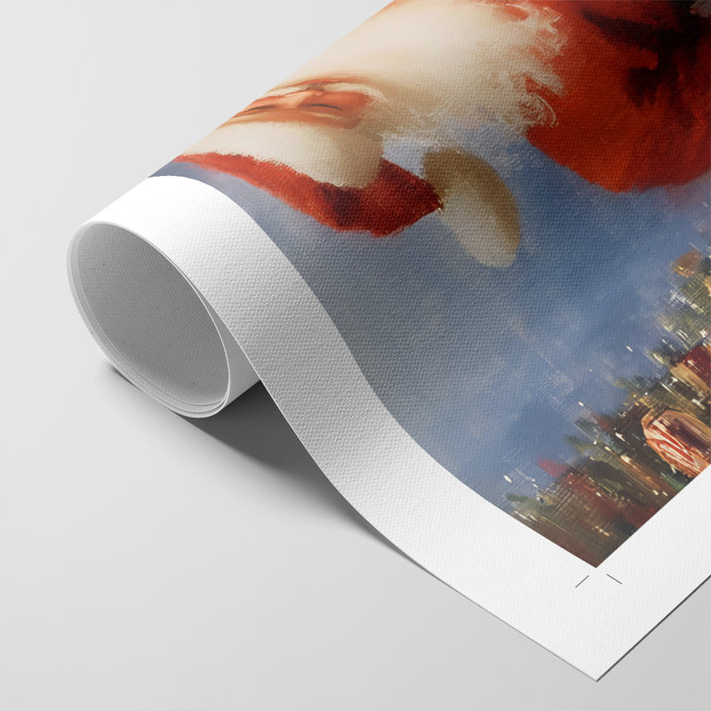 Art des Fêtes de Noël - série 2-XCIX - impression sur toile seulement - NON-CADRE, H 18 po x l 12 po