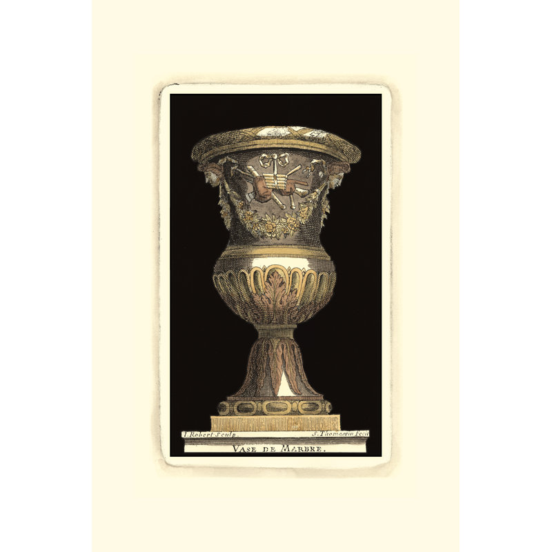 Renaissance Vase IV - Wrapped Canvas Art Prints, 46cm H x 30cm W x 3.8cm D