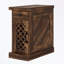 Table de bout étroite avec tiroir et armoire