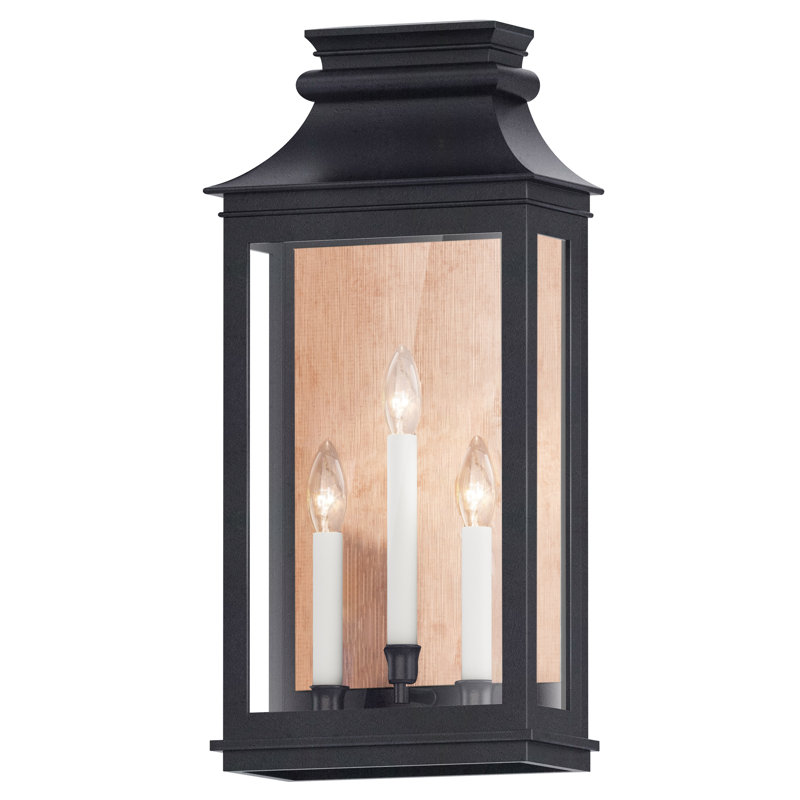 Applique murale en aluminium Aliina, Cuivre antique / oxyde noir