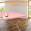 Table pliante de 8 pi, table en plastique portative pour le camping, pique-niques, fêtes, table pliable à charge élevée