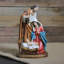 Crèche de Noël 11,5 po aux couleurs vives de la Sainte Famille