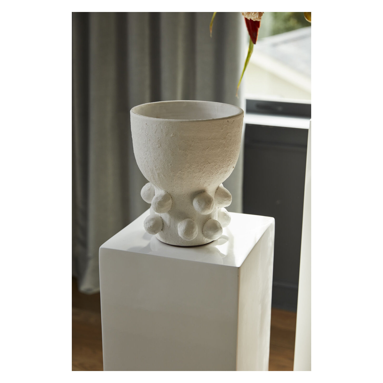 Dianne Footed Pot 8.25"x 10", 10" H x 8.25" W x 8.25" D