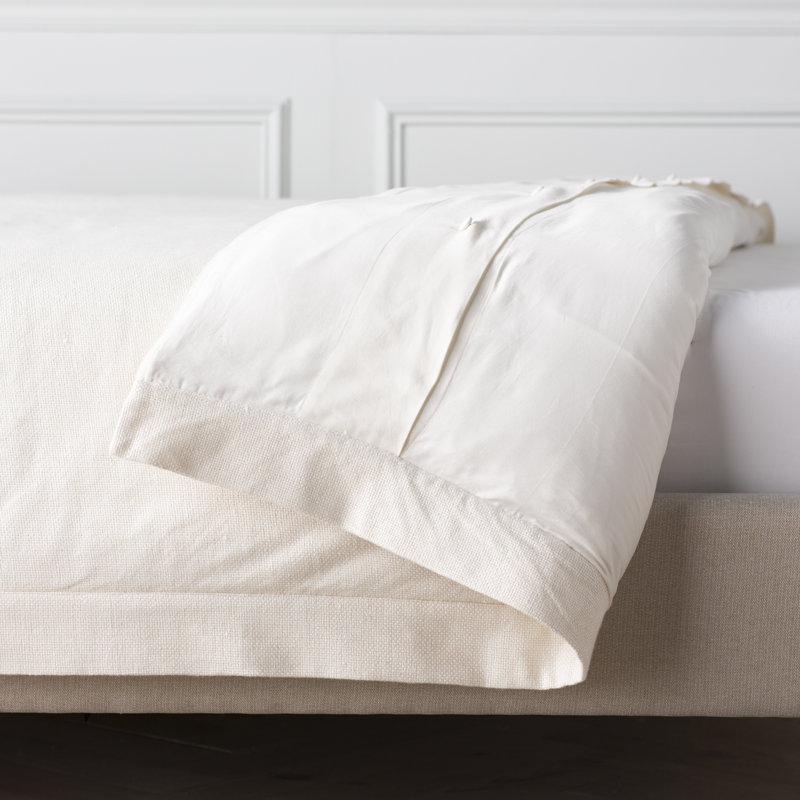 Laurie Duvet Cover, Queen Duvet Cover, Ivory