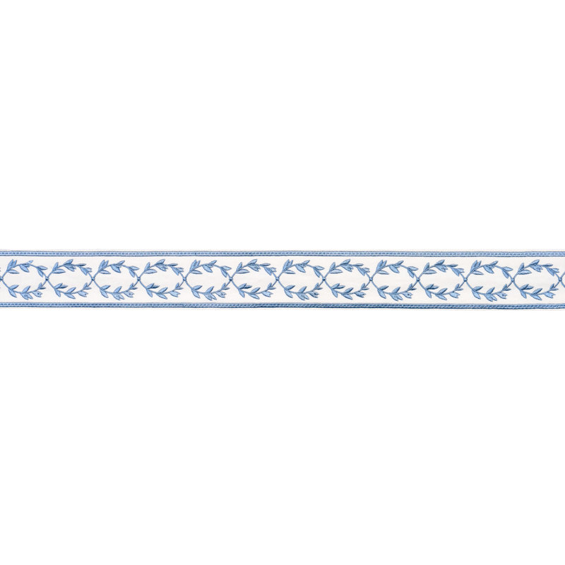 Schumacher X Paloma Contreras Maison Vine Trim, Porcelain