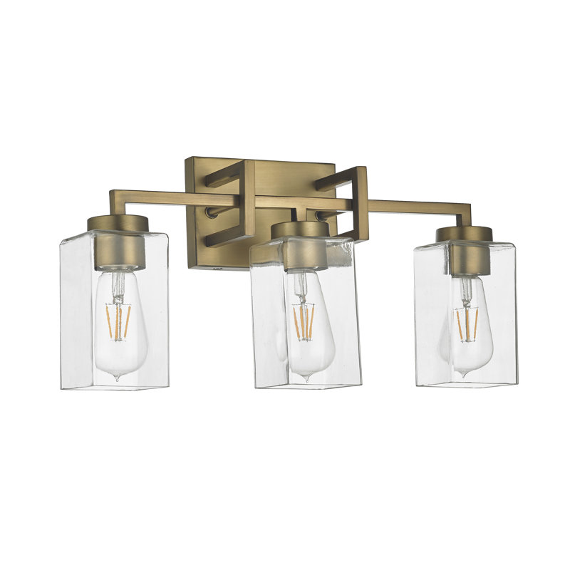 Herzberg 3 - Light Dimmable Vanity Light, Brass