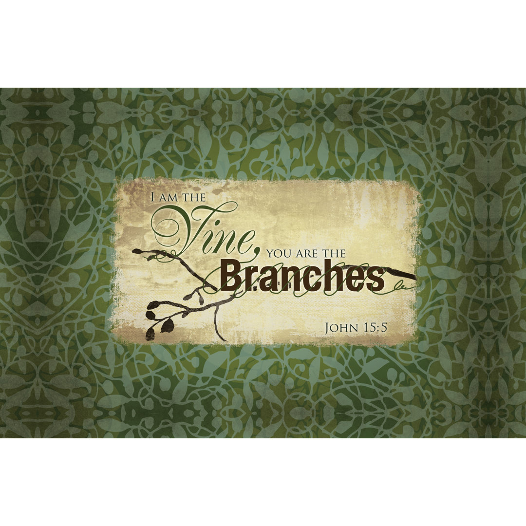 Vine And Branch - Wrapped Canvas Print