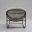 Wicker Rocking Chair With Metal Frame-378939327