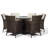 Karcher 6 Seater Dining Set with Cushions and Parasol-39926010