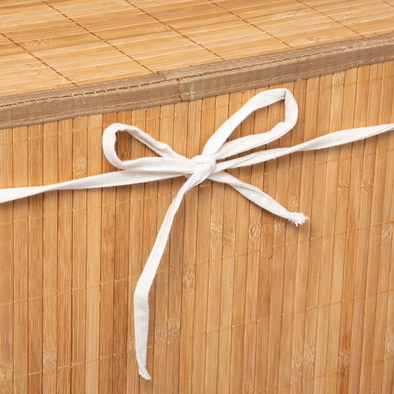 Bamboo Laundry Hamper with Handles