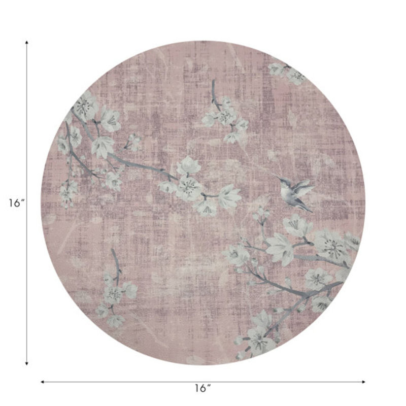 Napperon Blossom Fantasia, Rose tendre