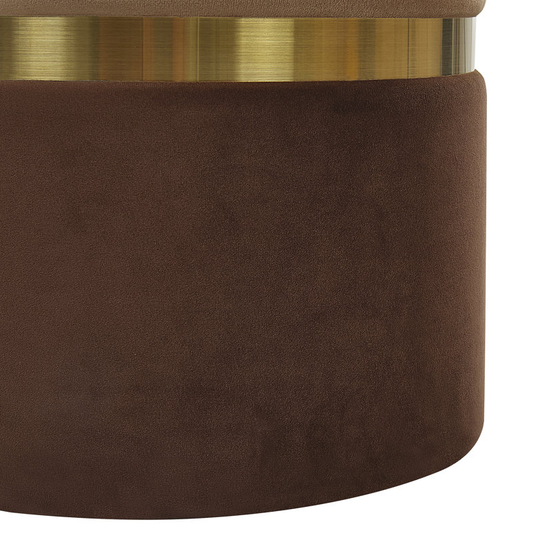 Manufactured Wood Accent Stool, Brown