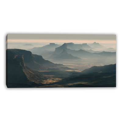 «Desert Mesa», art mural sur toile tendue