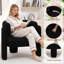 Fauteuil d'appoint demi-tonneau 31,5 po-1620946519