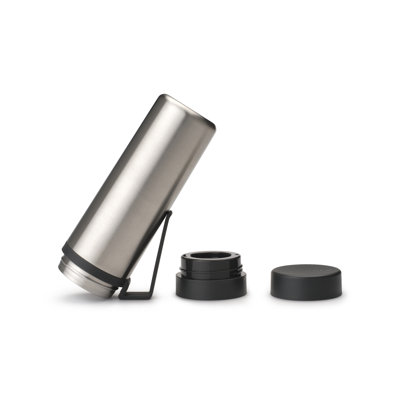 Brabantia Make & Take Insulated Flask, 16.9 oz (500 ml), Stainless Steel