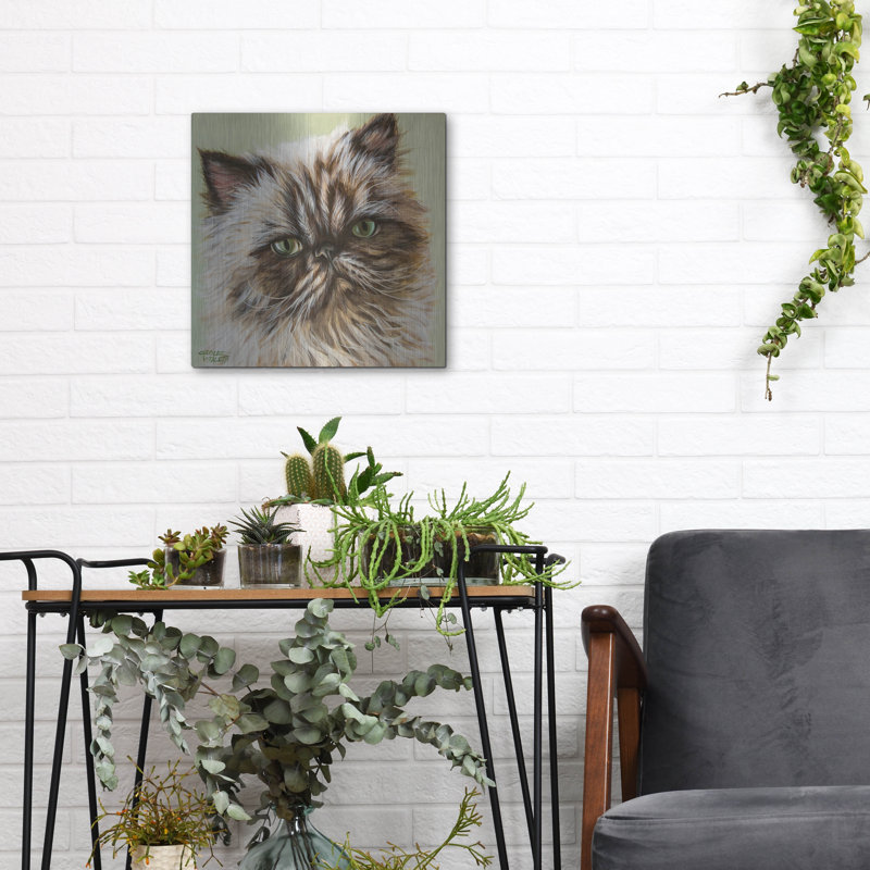 «Persian Cat 2» par Carolee Vitalett, H 12 po x l 12 po