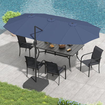 Rectangular Cantilever Umbrella With Base