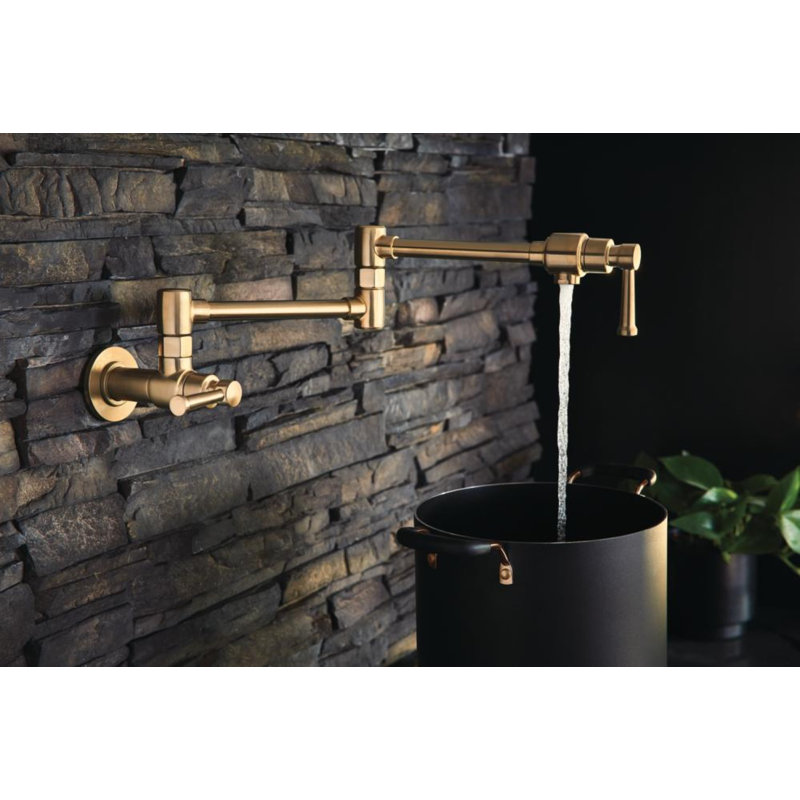 Artesso® Wall Mount Pot Filler, Stainless