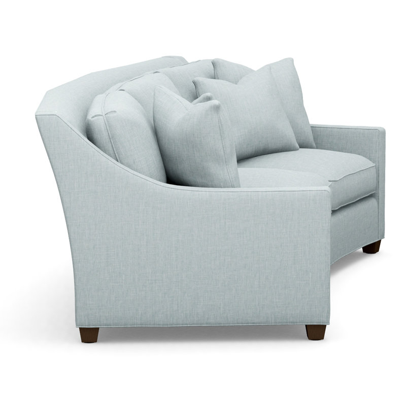 Valenza Curved Sofa, 2368-21, Walnut