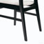 Chaises de salle à manger rembourrées de style Mid-Century moderne avec structure en bois d'hévéa et siège rembourré Cambrielle-708240492-708240488