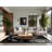 Soft Plush Forbell Studio Lights Modern Geometric Area Rug in Gray – Black Binding-1212745999