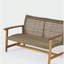 Causeuse Hampton Wood + Wicker