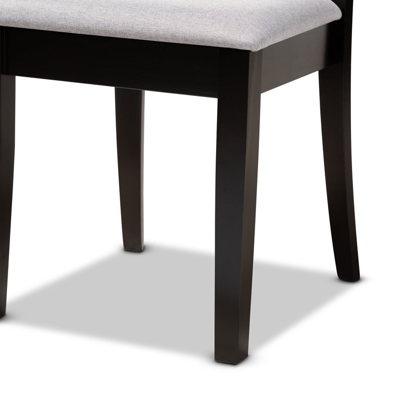 Chaise parsons à dossier Windsor en noyer Londonshire, Gris, Brun foncé