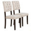 Ensemble de table et chaises de salle à manger 6 pièces avec pieds de forme spéciale et dossiers et coussins recouverts de mousse pour la salle à manger-1855947477-1855947476