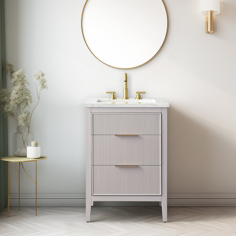 Emma 24" W Single Vanity, Taupe