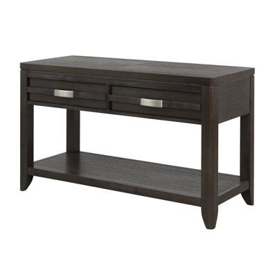 48X19X29.5" Console Table Brown Sideboard