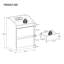 Bedside Table Set of 2 with LED Lights, Bedside Cabinet with Charging Station and 2 Drawers, Nightstand with USB Ports & Power Outlet for Living Room and Bedroom -1294347198