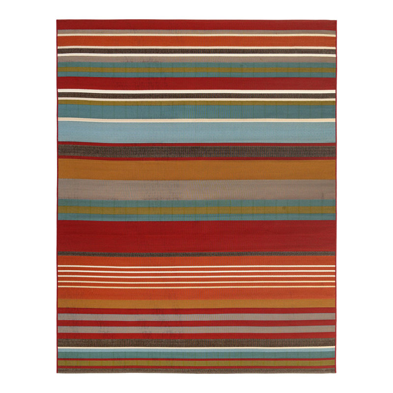 Kinetic Hower Indoor/Outdoor Area Rug, Rectangle 7'10" x 10'
