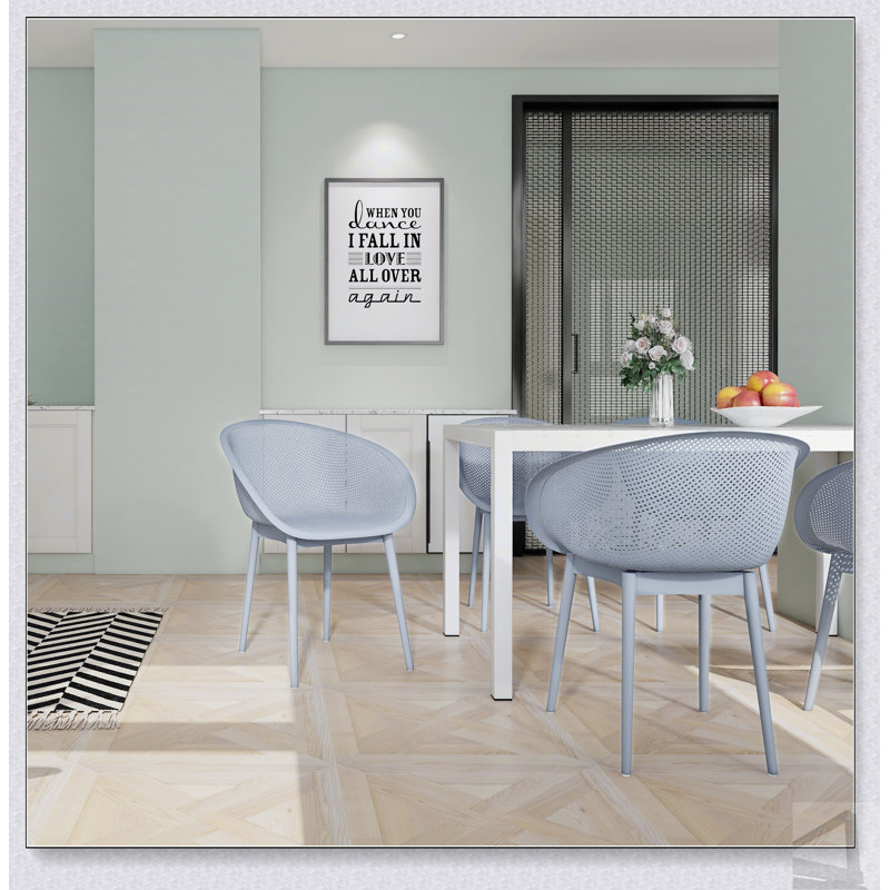 Holiday - Ensemble de 2 chaises longues modernes - Plastique PP intérieur / extérieur résistant aux intempéries, léger et durable pour le patio, la plage et le salon